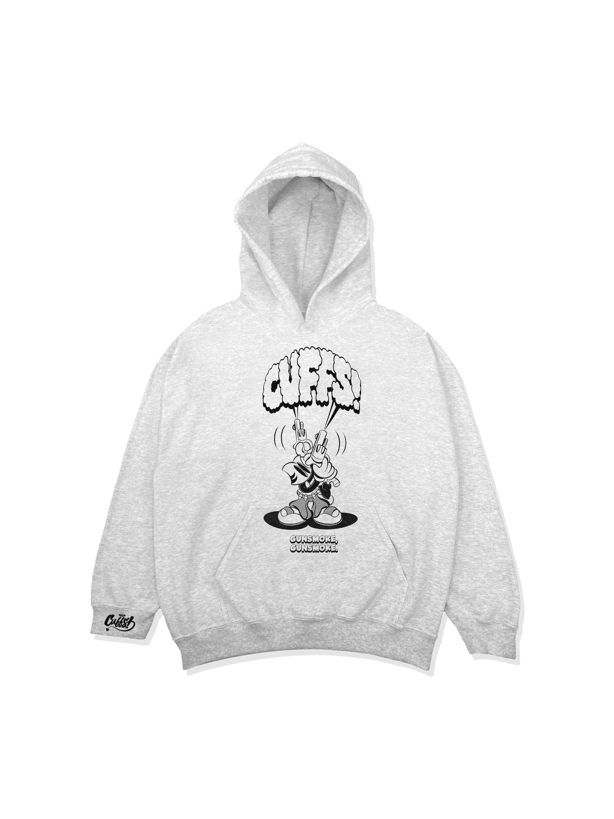 Gunsmoke Hoodie. Ash